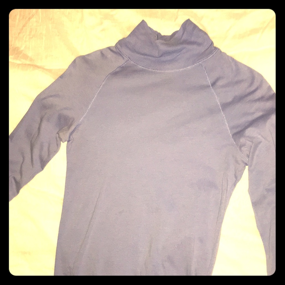 Moda International Light Blue Turtleneck